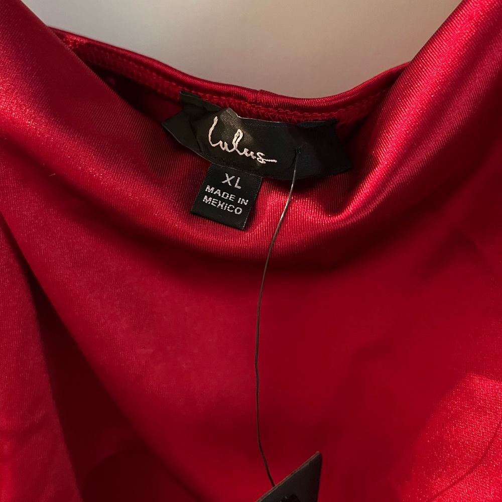 Lulu’s Satin Dress